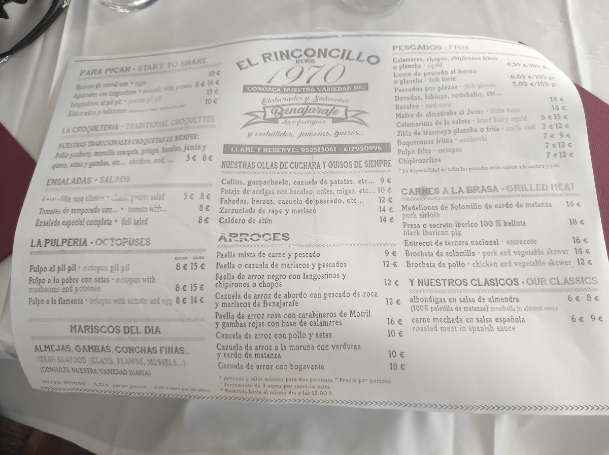 Restaurante El Rinconcillo Menu - Image 4