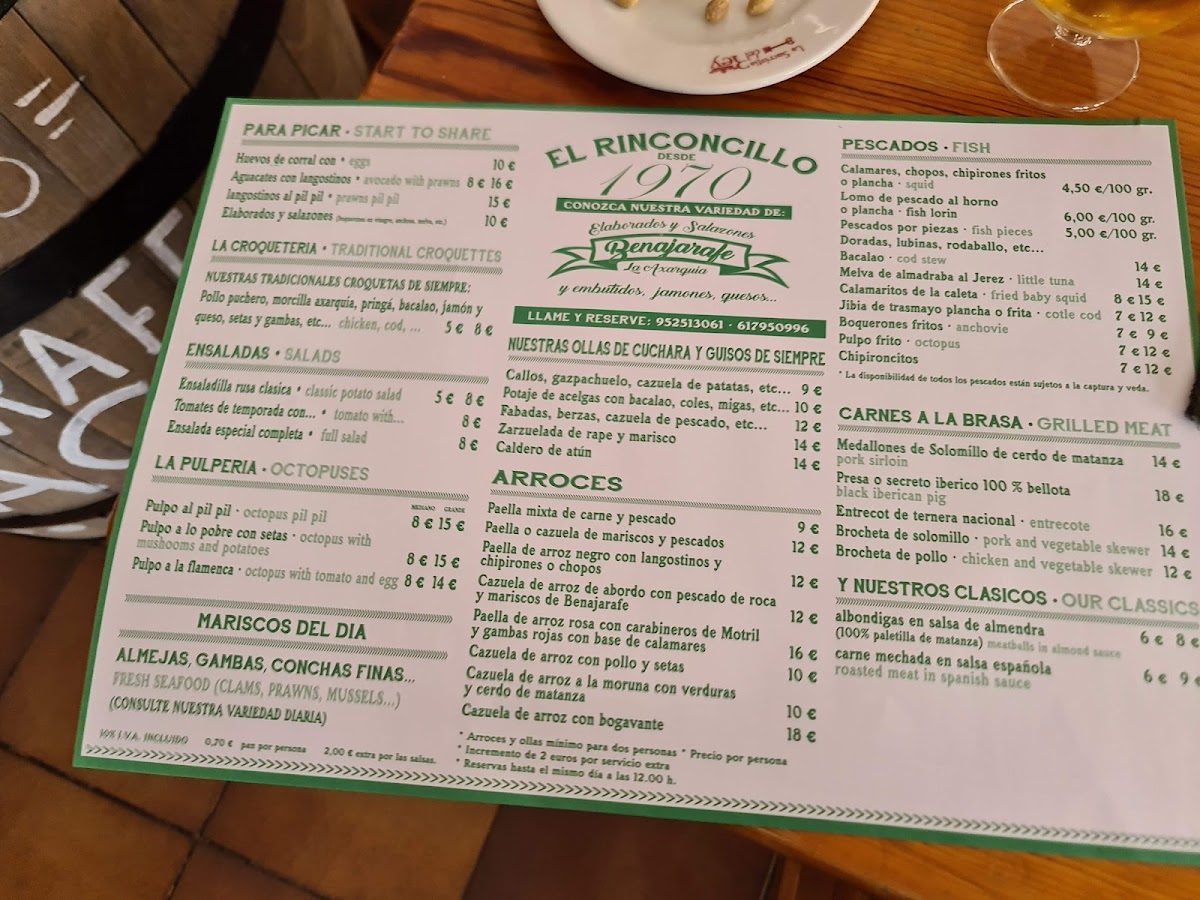 Restaurante El Rinconcillo Menu - Image 5
